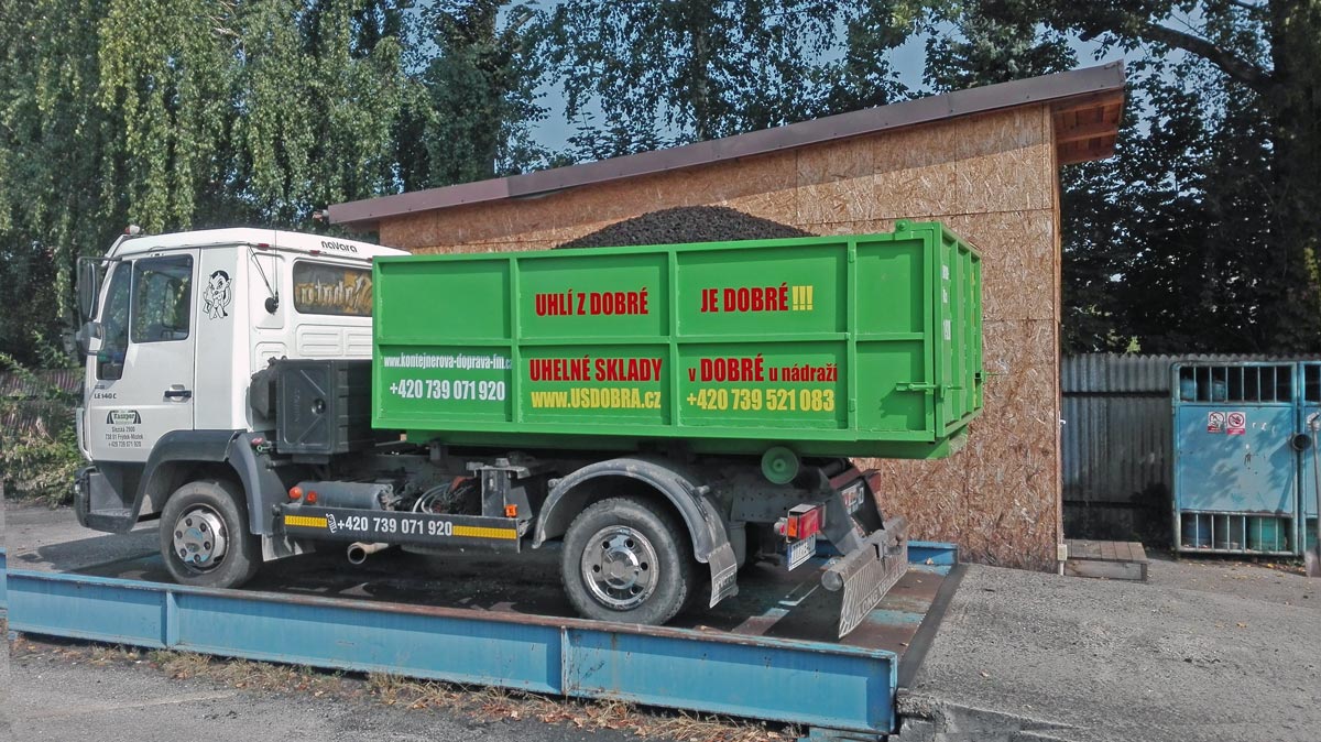 doprava uhlí